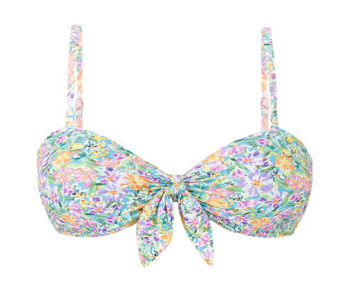 Product Front: Rio De Sol Sostén Top Tiny-Garden Bandeau-Knot