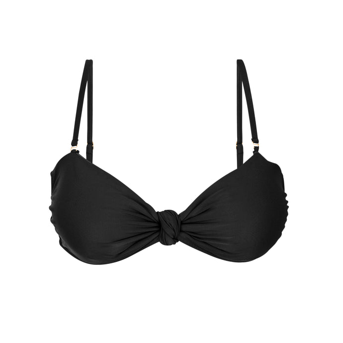 Product Front: Rio De Sol Sostén Top Touch-Black Bandeau-Joy