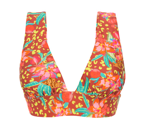 Product Front: Rio De Sol Sostén Top Tropics Halter-Marina