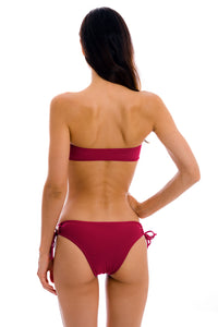 Model Back: Rio De Sol Sostén Top Uv-Desejo Bandeau-Reto
