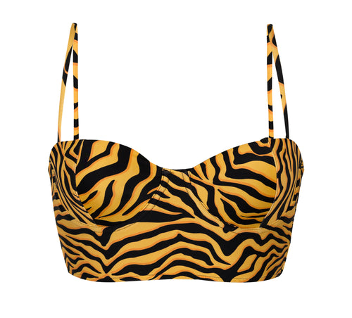 Product Front: Rio De Sol Sostén Top Wild-Orange Balconet-Anna