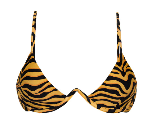 Product Front: Rio De Sol Sostén Top Wild-Orange Tri-Aro
