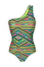Cargar imagen en el visor de la galería, Product Front: Rio De Sol Una Pieza Tricotart Ombro
