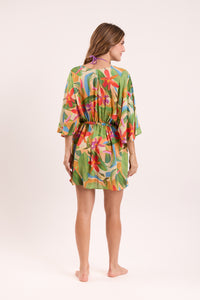 Model Back: Rio De Sol Caftán / Cubrir Tropical Kaftan Bel