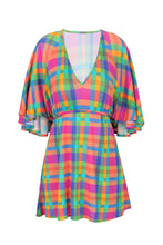 Cargar imagen en el visor de la galería, Product Front: Rio De Sol Vestido De Playa Tulip-Garden Mini Dress
