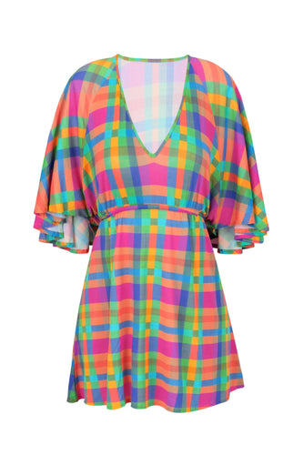 Product Front: Rio De Sol Vestido De Playa Tulip-Garden Mini Dress