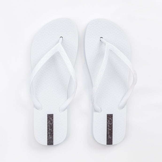 Product Front: Rio De Sol Chancletas White Slim