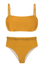Cargar imagen en el visor de la galería, Set Damasco Bandeau-Reto Hotpants
