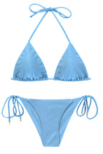 Cargar imagen en el visor de la galería, Set Shimmer-Baltic-Sea Tri-Inv Cheeky-Tie
