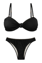 Cargar imagen en el visor de la galería, Set Shimmer-Black Bandeau-Joy Essential
