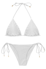 Cargar imagen en el visor de la galería, Set Shimmer-White Tri-Inv Cheeky-Tie
