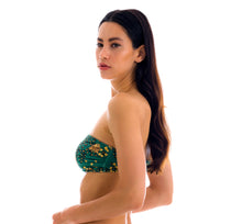 Cargar imagen en el visor de la galería, Top Roar-Green Bandeau-Reto
