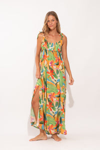 Tropical Long Dress Chiara