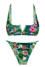 Cargar imagen en el visor de la galería, Set Amazonia Bra-V Cheeky-Fixa
