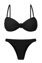 Cargar imagen en el visor de la galería, Set Bora-Black Bandeau-Joy Leblon
