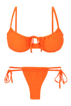 Cargar imagen en el visor de la galería, Set Dots-Orange Balconet-Tie Pipa
