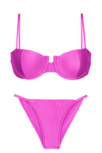 Cargar imagen en el visor de la galería, Set Eden-Pink Balconet Cheeky-Fixa
