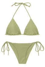 Cargar imagen en el visor de la galería, Set Oliva Tri-Inv Cheeky-Tie
