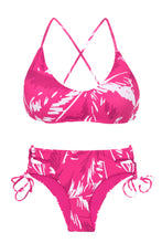 Cargar imagen en el visor de la galería, Set Pink-Palms Bralette Madrid
