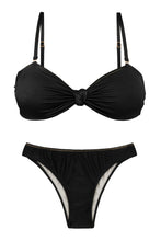 Cargar imagen en el visor de la galería, Set Shimmer-Black Bandeau-Joy Essential
