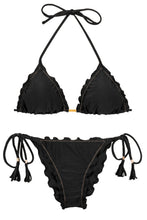 Cargar imagen en el visor de la galería, Set Shimmer-Black Frufru
