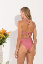 Cargar imagen en el visor de la galería, Set Shimmer-Confetti Twist Belted-High-Waist

