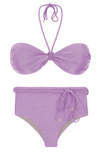 Cargar imagen en el visor de la galería, Set Shimmer-Harmonia Twist Belted-High-Waist
