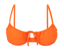 Cargar imagen en el visor de la galería, Top Dots-Orange Balconet-Tie
