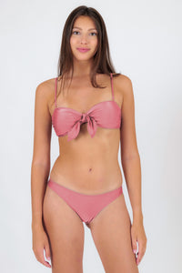 Top Shimmer-Confetti Bandeau-Knot