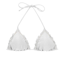 Cargar imagen en el visor de la galería, Top Shimmer-White Frufru
